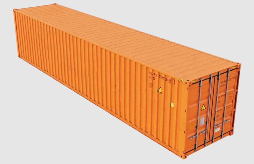 40-Foot Shipping Container Upright