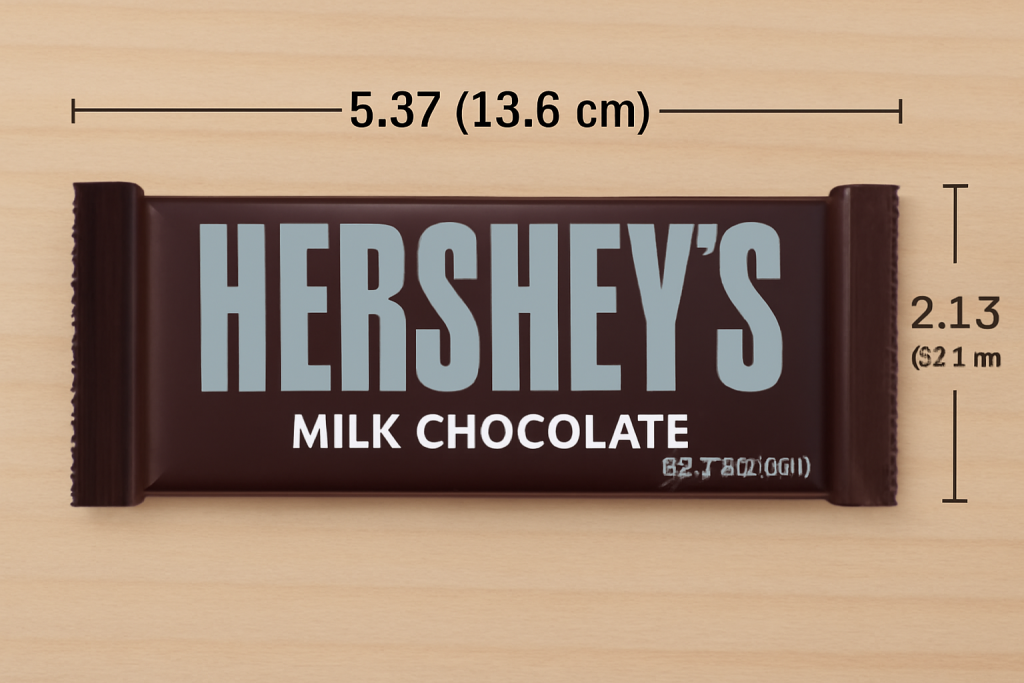 The Original Hershey Bar Size