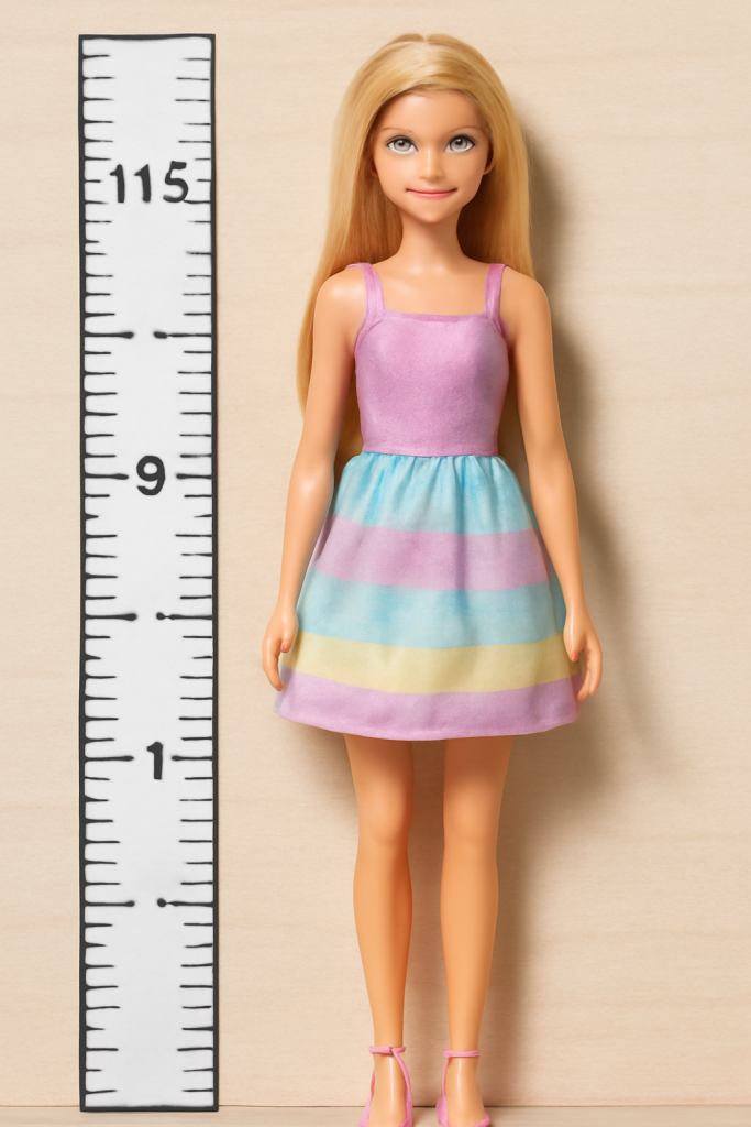 How Barbie's Height Measures Up