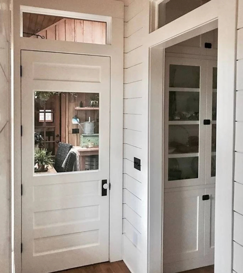 Interior Door with Transom